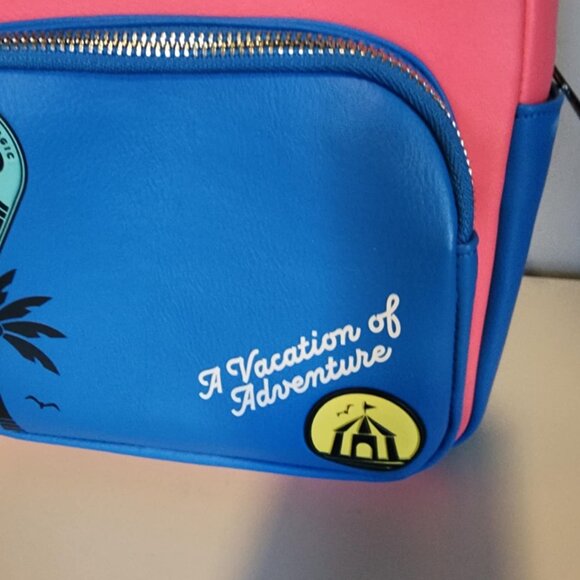 EUC Disney Vacation Club member Loungefly Backpack DVC "A Vacation of Adventure" - Picture 2 of 11